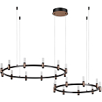 Люстра подвесная с цилиндрическими плафонами на двух круглых подвесах  Arnaut Light варинант исполнения - 2 | Loft Concept в Москве