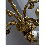 Подсвечник белый Попугай из фарфора с бронзовыми элементами Eden Garden варинант исполнения - 8 | Loft Concept в Москве