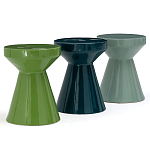 Приставной стол из керамики Manufacto Blue варинант исполнения - 3 | Loft Concept в Москве