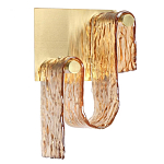 Бра волнистой формы из фактурного стекла Wave варинант исполнения - 5 | Loft Concept в Москве