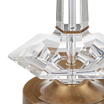 Настольная лампа с прозрачным корпусом и фактурным абажуром Charm and Luxury варинант исполнения - 1 | Loft Concept в Москве