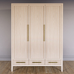 Большой Шкаф Primo Светлый дуб с 3 дверьми и 3 выдвижными ящиками варинант исполнения - 1 | Loft Concept в Москве