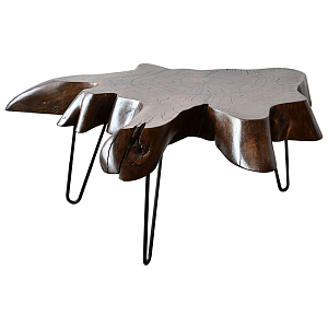 Кофейный стол Tallulah Industrial Metal Rust Coffee Table