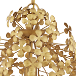 Подвесной светильник золотой с декором в виде лепестков клевера Hanging Clover варинант исполнения - 1 | Loft Concept в Москве