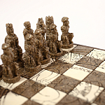 Шахматы  из  камня Cargador del Tiempo Chess Мексика ручная работа варинант исполнения - 3 | Loft Concept в Москве