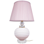 Настольная лампа керамическая Pink lampshade варинант исполнения - 1 | Loft Concept в Москве