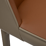 Стул барный с терракотовой обивкой из экокожи Spectacular High Chair варинант исполнения - 3 | Loft Concept в Москве