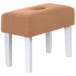 Мягкий пуф на белых ножках Winton Pouf варинант исполнения - 1 | Loft Concept в Москве