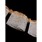 Люстра линейная с текстурными овальными абажурами Splendor Palace Style варинант исполнения - 4 | Loft Concept в Москве