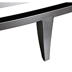 Комод фактурный серебристый с дверцами Silver Chest of Drawers варинант исполнения - 3 | Loft Concept в Москве