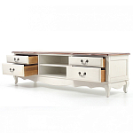 ТВ-тумба в стиле прованс из массива берёзы Interiors Romance варинант исполнения - 3 | Loft Concept в Москве