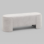 Банкетка Taks букле светло-серый варинант исполнения - 1 | Loft Concept в Москве