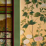 Обои ручная роспись Four Seasons Original colourway on painted Xuan paper with gold ombre варинант исполнения - 3 | Loft Concept в Москве