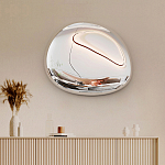 Абстрактная скульптура на стену в виде капли воды Water Outline варинант исполнения - 4 | Loft Concept в Москве