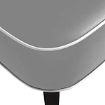 Квадратный мягкий пуф на черных ножках Winton Pouf Square варинант исполнения - 8 | Loft Concept в Москве