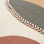 Подушка декоративная с геометрическим узором и плетенными вставками Divine Abstractions варинант исполнения - 2 | Loft Concept в Москве