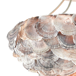 Потолочный светильник с каскадным абажуром из ракушек Sea Ravens варинант исполнения - 1 | Loft Concept в Москве