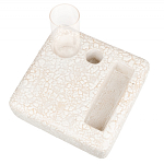 Керамический столик на деревянных ножках «Квадро» варинант исполнения - 1 | Loft Concept в Москве