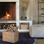 Пуф из шерсти Berthe Fluffy Pouf варинант исполнения - 3 | Loft Concept в Москве