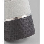 Пуф Mauldine с ящиком серо-черный с экокожей варинант исполнения - 3 | Loft Concept в Москве