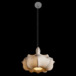 Подвесной светильник с белым фигурным абажуром и мягкими волнистыми краями Cloud Motion  варинант исполнения - 3 | Loft Concept в Москве