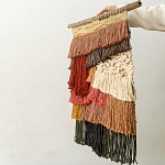 Текстильное Панно с бахромой варинант исполнения - 3 | Loft Concept в Москве