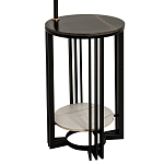 Торшер с абажуром и приставным столом Tore Lighting and Furniture Floor Lamp варинант исполнения - 2 | Loft Concept в Москве