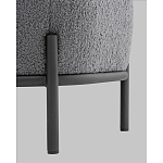 Пуф Стоун букле Fluffy темно-серый варинант исполнения - 4 | Loft Concept в Москве