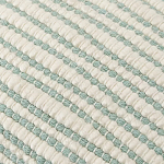 Чехол на подушку мятного цвета с бахромой и объемным узором Ethnic mix варинант исполнения - 2 | Loft Concept в Москве