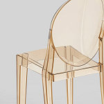 Прозрачный стул с янтарным оттенком LOUIS GHOST CHAIR варинант исполнения - 6 | Loft Concept в Москве