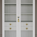 Дизайнерский шкаф витрина Elsa Dreams White с 4-мя ящиками варинант исполнения - 2 | Loft Concept в Москве