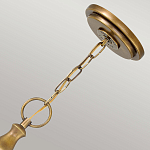 Люстра подвесная цвета латунь с прозрачным овальным стеклянным плафоном Hinkley варинант исполнения - 3 | Loft Concept в Москве