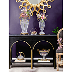 Корзиночка из прозрачного стекла с бронзовой ручкой Eden Garden варинант исполнения - 5 | Loft Concept в Москве