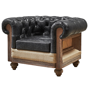 Deconstructed chesterfield chair sale