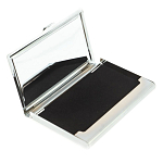 Визитница карманная металлическая с накладкой из натурального камня Яшма Stone Business Card Holders варинант исполнения - 3 | Loft Concept в Москве