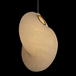 Подвесной светильник белый с фигурным тканевым плафоном White Whirlwinds варинант исполнения - 4 | Loft Concept в Москве