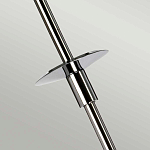 Подвесной светильник хромированного цвета с граненым прозрачным стеклянным плафоном Elstead Lighting варинант исполнения - 6 | Loft Concept в Москве