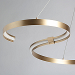 Люстра подвесная светодиодная в виде волнообразной ленты Ribbon Vortex варинант исполнения - 23 | Loft Concept в Москве