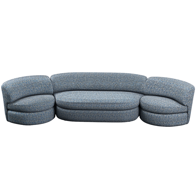 Диван модульный Ulysses Синий в Москве | Loft Concept 