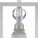 Торшер с прямоугольным тканевым абажуром на белом мраморном основании Silver Threads варинант исполнения - 2 | Loft Concept в Москве