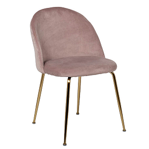 Стул Sadler Chair pink velor