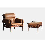 Пуф с каркасом из дерева и обивкой из кожи Furniture Medieval варинант исполнения - 1 | Loft Concept в Москве