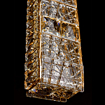 Подвесной светильник прямоугольный с фактурным хрустальным плафоном Light Delight варинант исполнения - 6 | Loft Concept в Москве