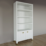 Книжный Стеллаж Elsa Dreams White с задней стенкой варинант исполнения - 2 | Loft Concept в Москве