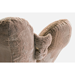 Дизайнерское плюшевое кресло в форме руки бежевое Poltronova Joe Plush Dove Grey варинант исполнения - 1 | Loft Concept в Москве