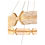 Люстра кольцевая с текстурным природным рисунком IceFlame варинант исполнения - 5 | Loft Concept в Москве