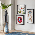 Панно Змея и яблоко вышивка бисер MUSE SNAKE & APPLE BEADED ART варинант исполнения - 1 | Loft Concept в Москве