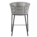 Стул барный с декоративным плетением на спинке и подлокотниках Chair Weave варинант исполнения - 4 | Loft Concept в Москве