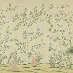 Обои ручная роспись Askew Verdigris  варинант исполнения - 5 | Loft Concept в Москве