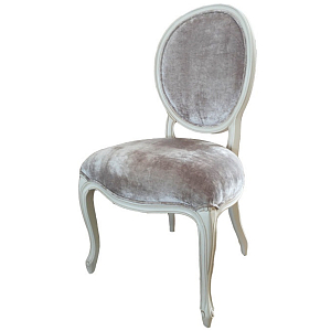 Стул в стиле прованс велюр Sylvie French Seating Chair